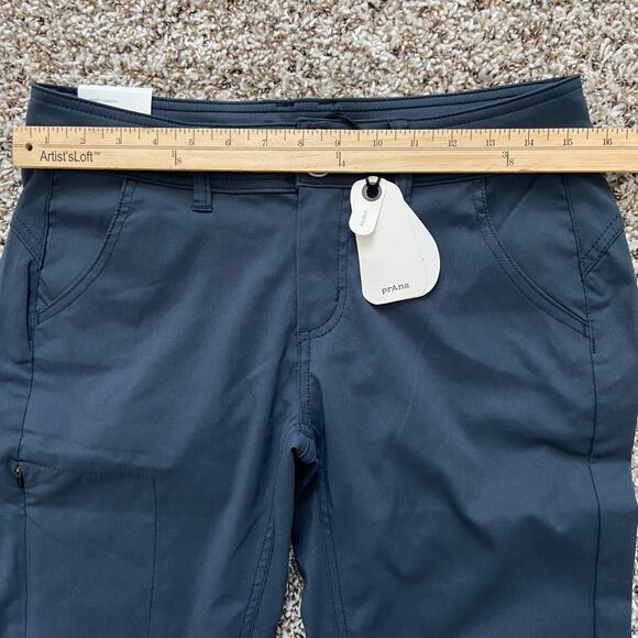 Prana Halle Pant Women's 4 Short Stormy Night Low Rise Standard Fit Boot Cut - Picture 9 of 13